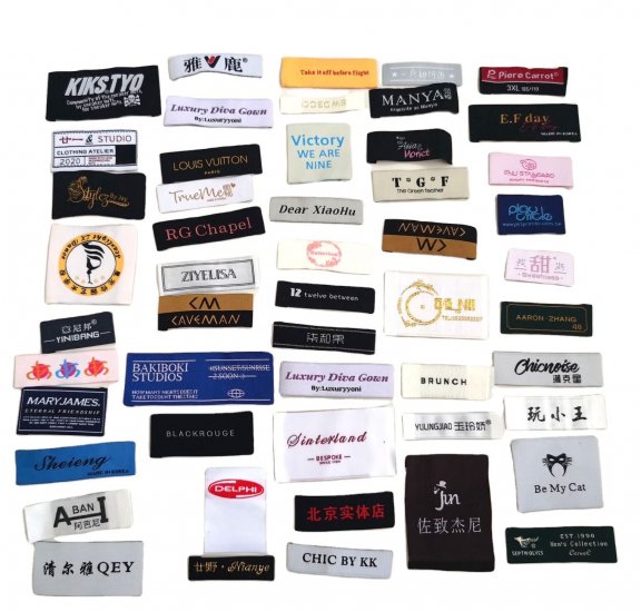 Custom garment woven label