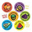 Custom logo scratch & sniff scented stickers