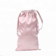 Custom logo satin drawstring bags