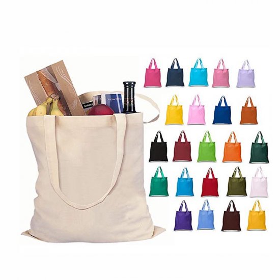 Custom logo cotton tote bags