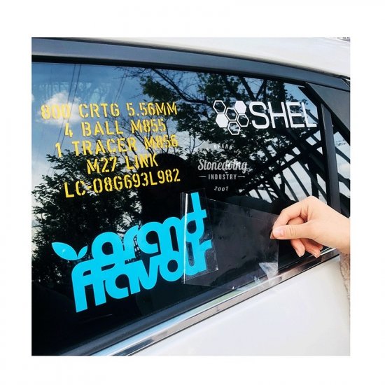 Custom logo car transfer decal sticker