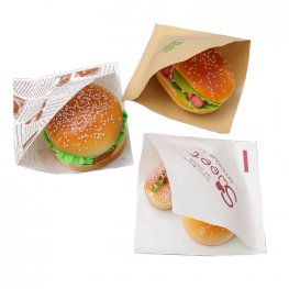 Custom double opening greaseproof snack bag