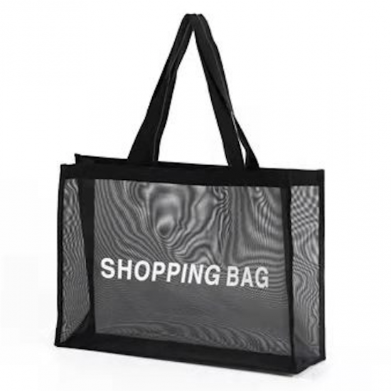 Custom polyester mesh shopping tote bags