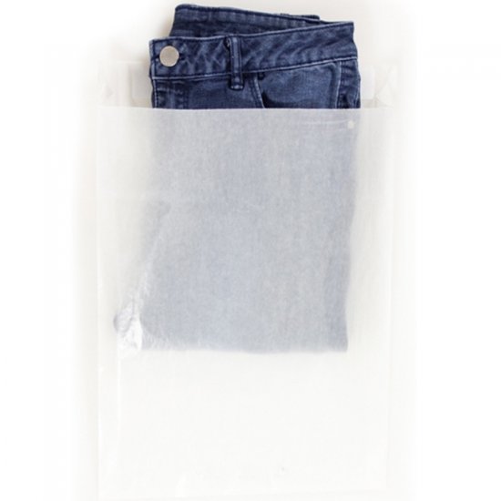 Custom biodegradable glassine clothing bag