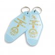 Custom logo plastic hotel keychains