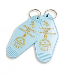 Custom logo plastic hotel keychains