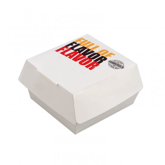 Custom food grade paper hamburger/sandwich box