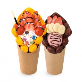 Custom waffle cone paper cups