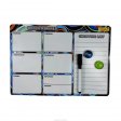 Custom writable/erasable fridge magnetic planner