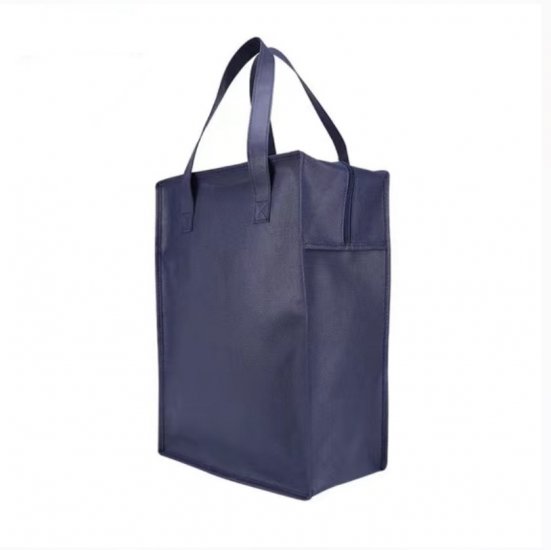 Custom non woven zipper tote bag