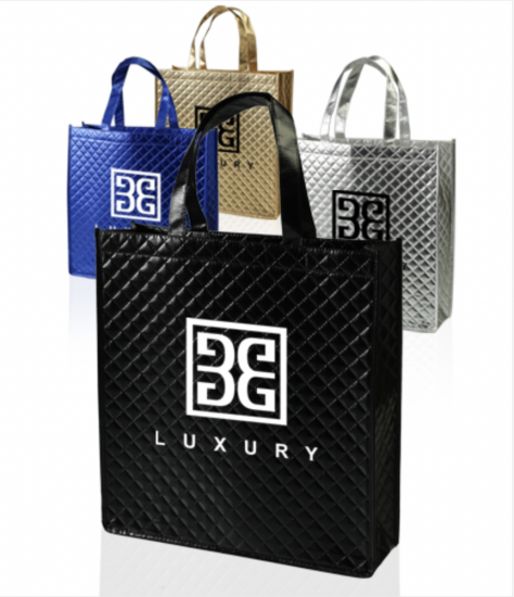 Custom non woven embossed bags