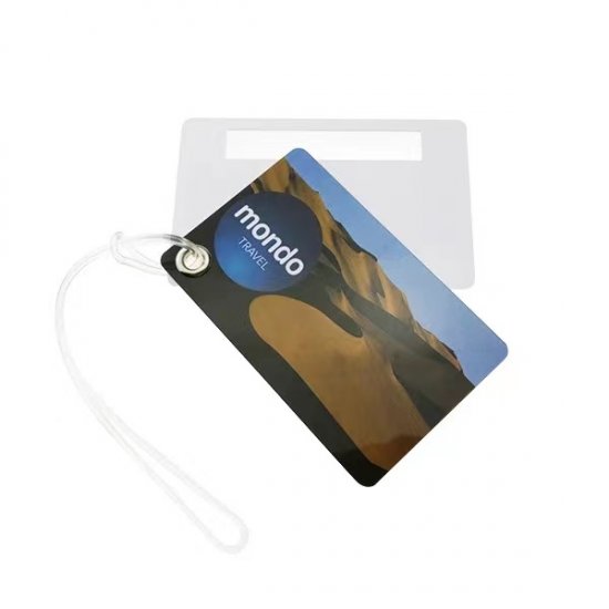 Custom PVC plastic luggage tags