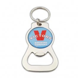 Custom logo metal bottle opener keychains