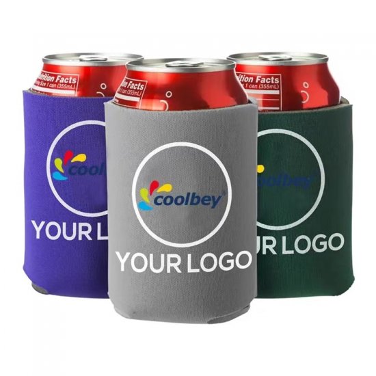 Custom logo beer can cooler