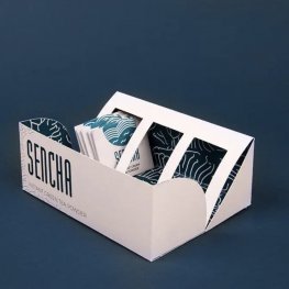 Custom tea display paper box