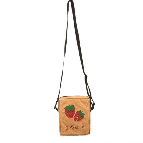 Custom washable non tearable tyvek kraft paper messenger bags