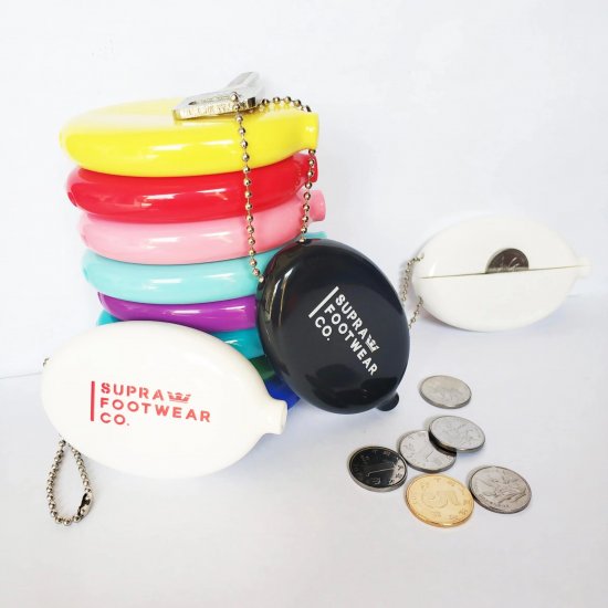 Custom logo mini silicone coin storage purse bag