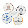 Custom logo hotel water absorbent paper coaster