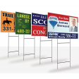 Custom promotional coroplast yard advertisement signs