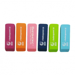 Custom logo promotional school pencil eraser