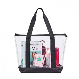 Custom Transparent PVC tote bags