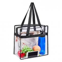 Custom Transparent PVC tote bags