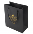 Custom black cardboard paper tote gift bags