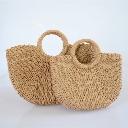 Custom beach straw bags