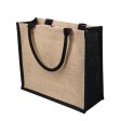 Natural jute tote bag